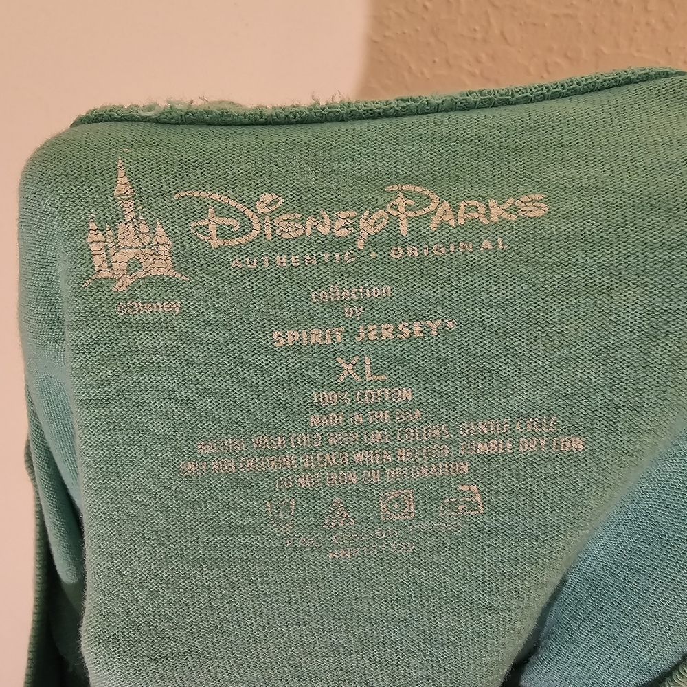 Disney Parks Exclusive Disneyland Resort Mint Green Spirit Jersey Rare - Picture 3 of 6